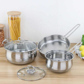 IMG 20230425 WA0146 280x280 - 3pc Cookingware Silver Stainless Steel